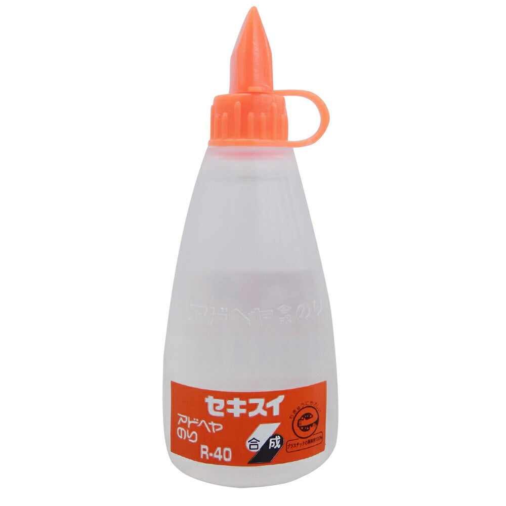 まとめ買い）積水樹脂 アドヘヤ合成のり ヘラタイプ 40ml R-40 〔10個