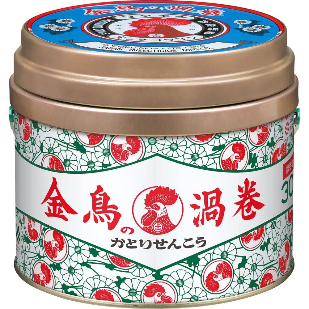 大日本除虫菊 金鳥の渦巻 缶入り(30巻入) 409021 防除用医薬部外品