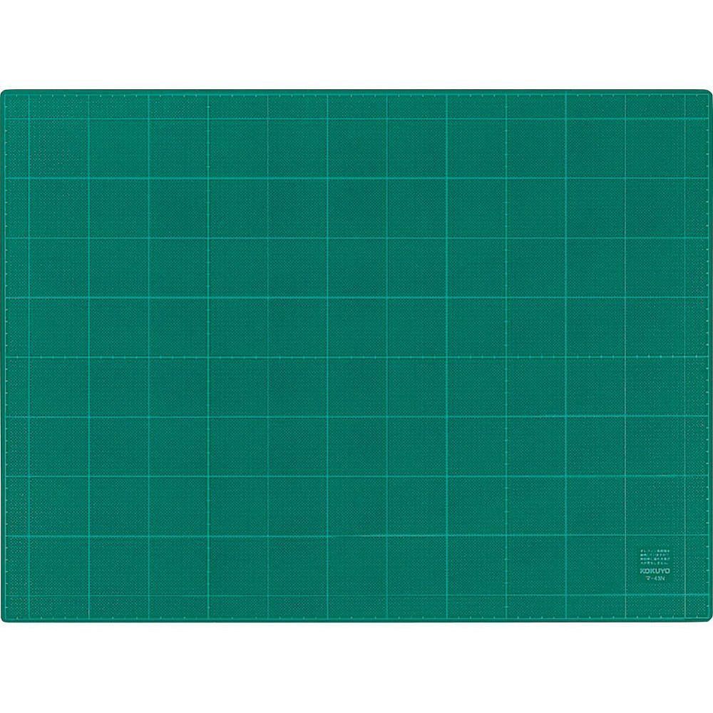 コクヨ カッターマット 3mm厚 グリーン 両面 方眼罫 450×600mm マ-43N