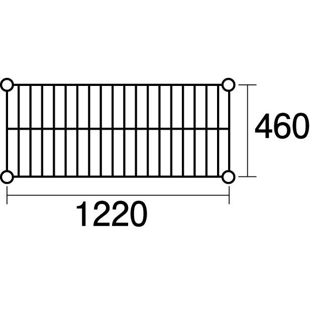 本間冬治工業 430弁慶シェルフ 棚 奥行460×幅1220mm 430-460-1220 – FUJIX