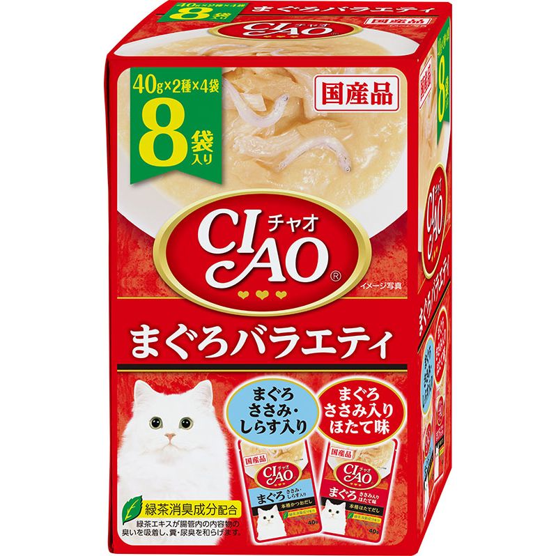 いなば ＣＩＡＯ チャオ こだわりフレーク ２４袋入り まぐろ・かつお