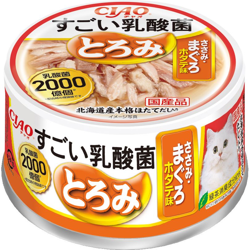 いなば チャオ とろみ ささみ・まぐろ ホタテ味 80g×24缶