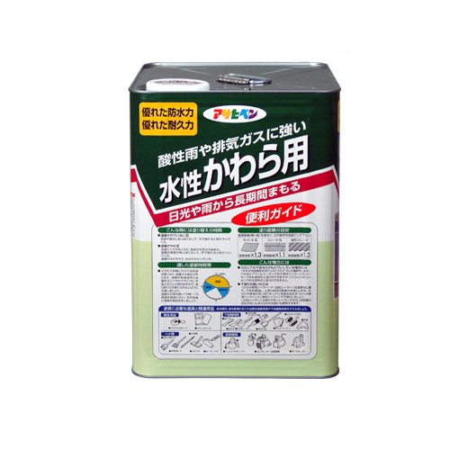 アサヒペン 水性かわら用 14L マルーン – FUJIX