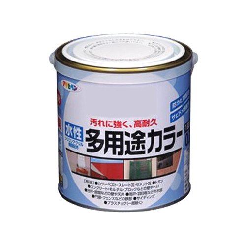 まとめ買い）アサヒペン 水性多用途カラー 0.7L 赤さび 〔3缶セット