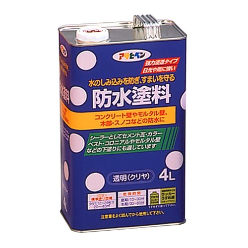 まとめ買い）アサヒペン 防水塗料 4L 〔3缶セット〕 – FUJIX