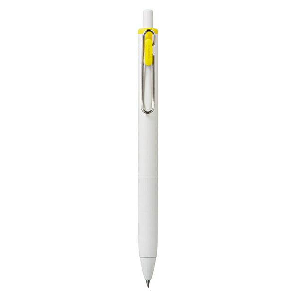 三菱鉛筆 【新品】（まとめ）三菱鉛筆 ゲルインクボールペン ユニボール ワン 0.5mm イエロー （軸色：オフホワイト） UMNS05.2 1本 【×30セッ