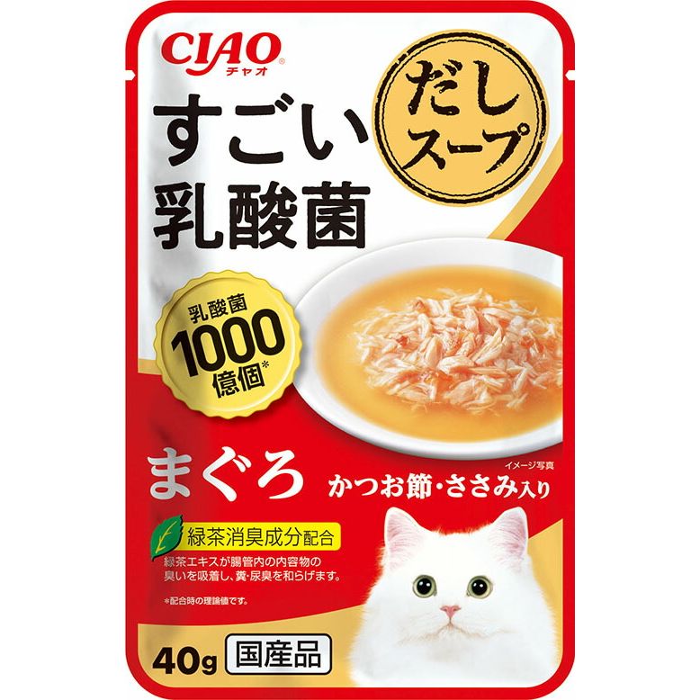 まとめ買い）いなばペットフード CIAO(チャオ) すごい乳酸菌だしスープ