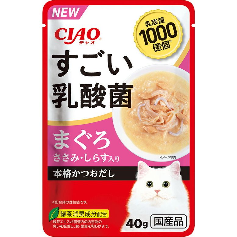 まとめ買い）いなばペットフード CIAO(チャオ) すごい乳酸菌パウチ