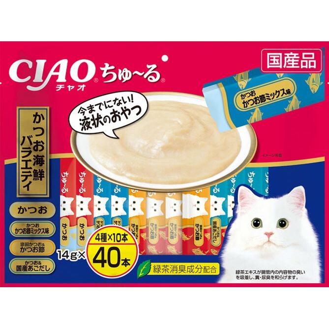 いなば ＣＩＡＯ チャオ ちゅ〜る 宗田かつお＆かつお節 １４ｇ×４本