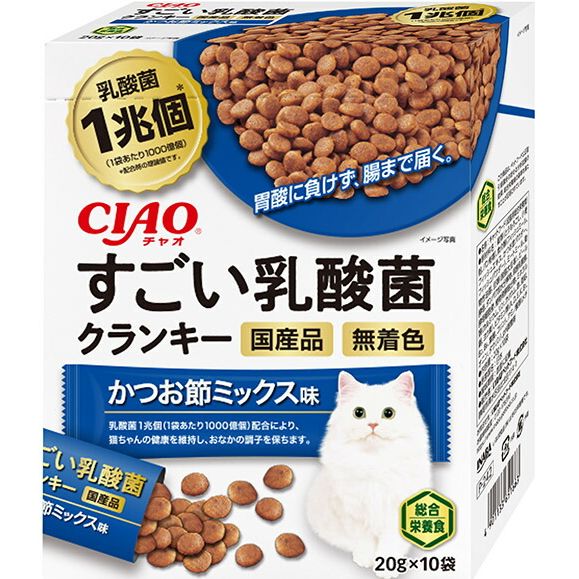 まとめ買い）いなばペットフード CIAO(チャオ) すごい乳酸菌クランキー