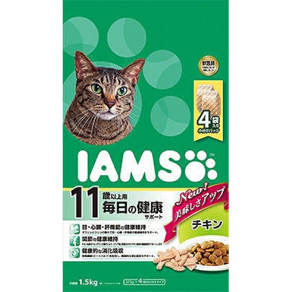 アイムス シニア猫用 11歳以上用 毎日の健康サポート チキン 1.5kg