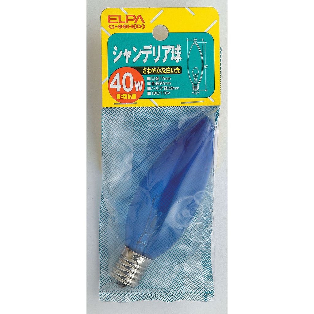 ELPA シャンデリア40W G-66H(D)