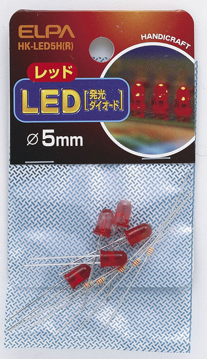 ELPA LED 5MM 赤 HK-LED5H(R)