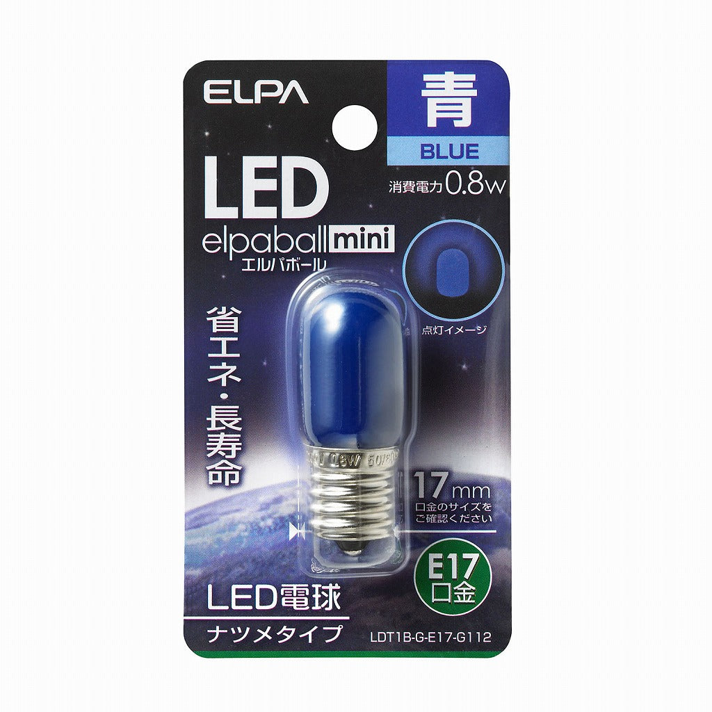 ELPA LEDナツメ形E17   LDT1B-G-E17-G112