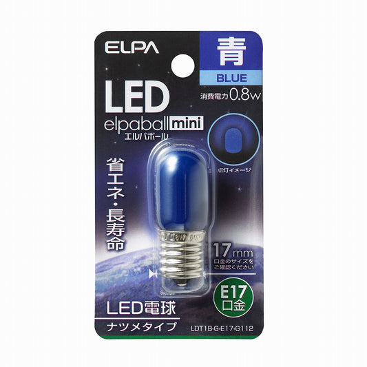 ELPA LEDナツメ形E17   LDT1B-G-E17-G112