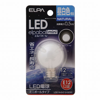 ELPA LED電球G30形E12 LDG1N-G-E12-G230