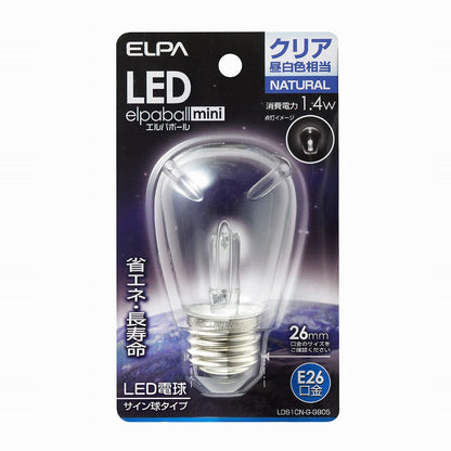 ELPA LED電球サイン形E26 LDS1CN-G-G905