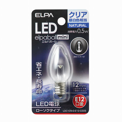 ELPA LED電球ローソク形E12 LDC1CN-G-E12-G305