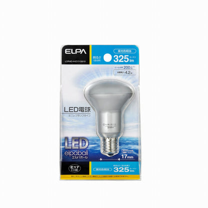 ELPA LED電球ミニレフ形(325lm) LDR4D-H-E17-G610