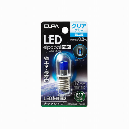 ELPA LED電球 ナツメ E17 LDT1CB-G-E17-G118