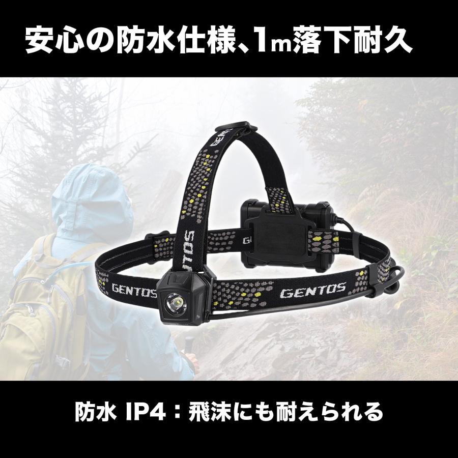 GENTOS ジェントス ハイブリッド式小型LEDヘッドライト GD-001H ANSI