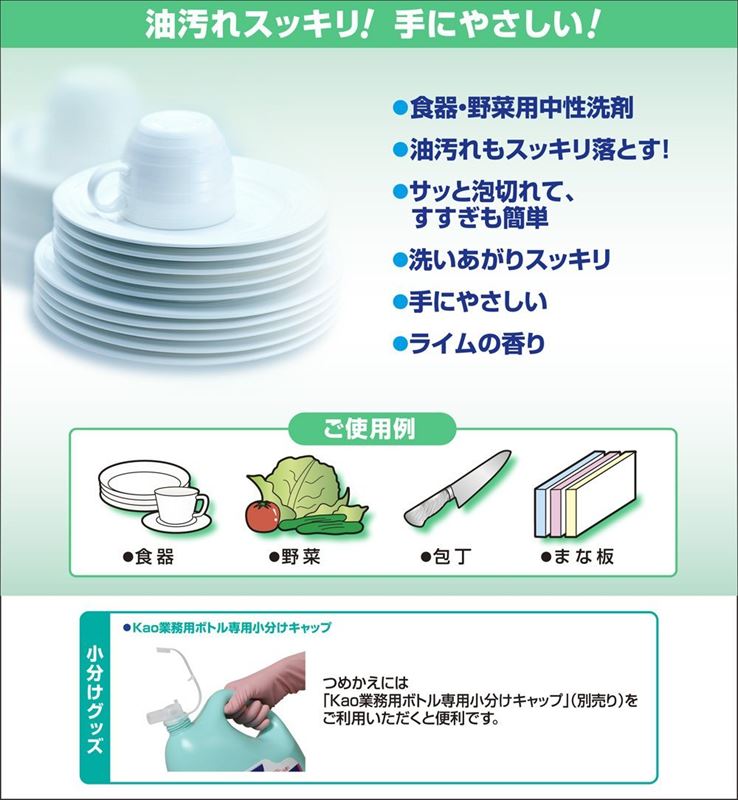 花王 食器用中性洗剤 ファミリーフレッシュ 業務用 4.5L