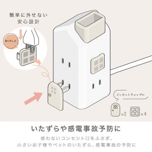 まとめ買い）ソニック えんとつ屋根のコンセントハウス USBポート付 