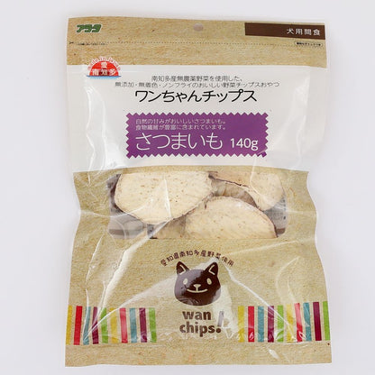 （まとめ買い）アラタ ワンちゃんチップス さつまいも 140g 犬用おやつ 〔×8〕