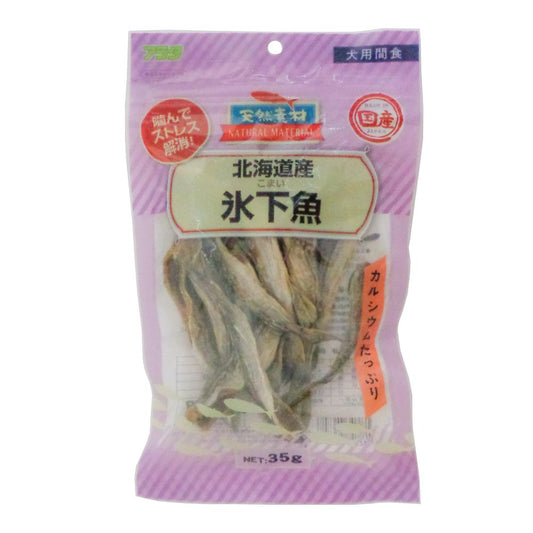 （まとめ買い）アラタ 天然素材 北海道産氷下魚 35g 犬用おやつ 〔×9〕