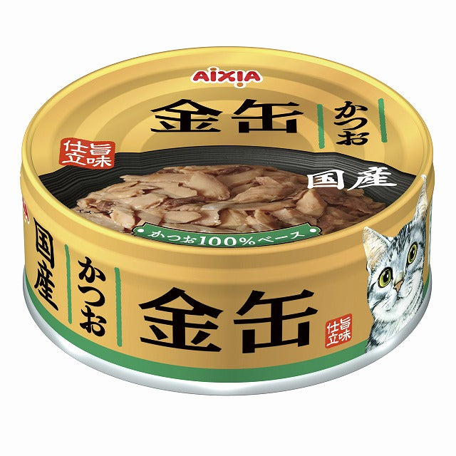 アイシア 金缶 かつお 70g 猫用フード