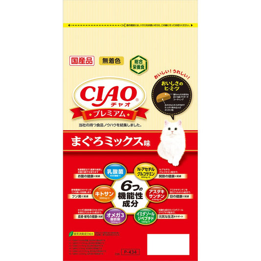 いなばペットフード CIAO プレミアム まぐろミックス味 150g×4袋 猫用フード