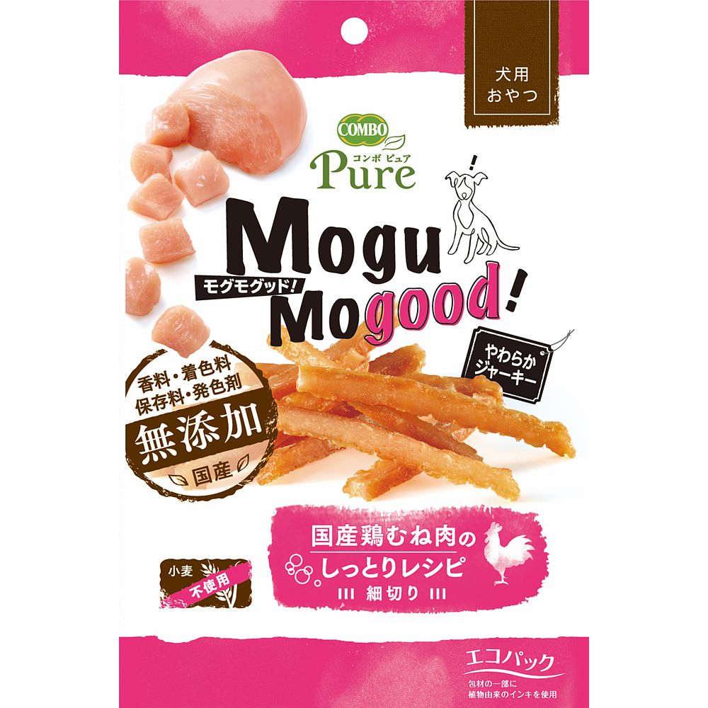 日本ペットフード コンボ ピュア ドッグ モグモグッド！ 国産鶏むね肉のしっとりレシピ 細切り 50g 犬用おやつ