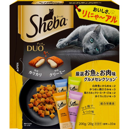 マース シーバ デュオ 厳選お魚とお肉味グルメセレクション 200g 猫用フード