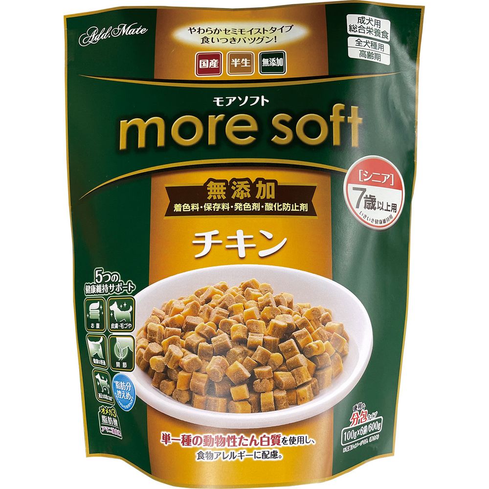 アドメイト more soft チキンシニア 600g 犬用フード