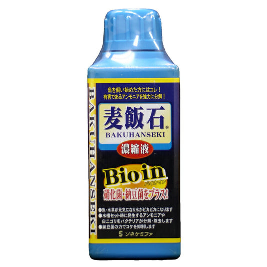 （まとめ買い）ソネ・ケミファ 麦飯石濃縮液Bioin500ml 観賞魚用品 〔×3〕