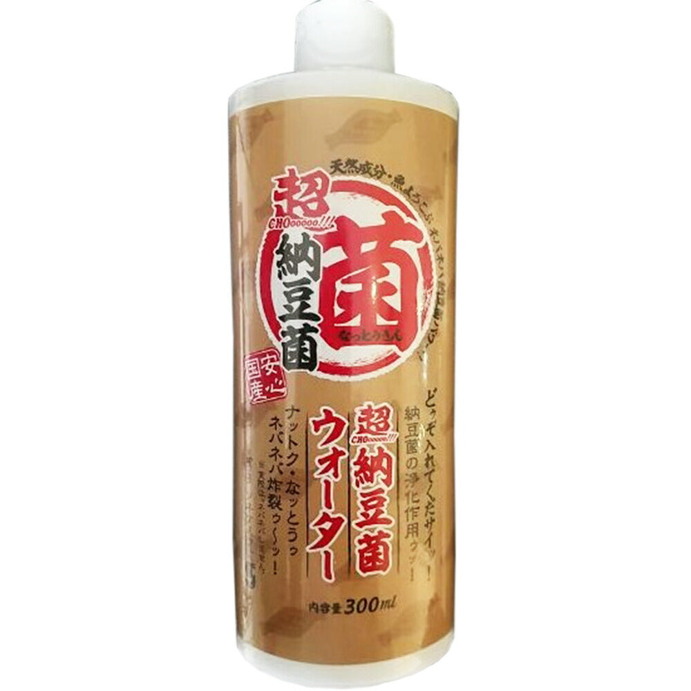 （まとめ買い）ソネ・ケミファ 超納豆菌ウォーター 300ml 観賞魚用品 〔×3〕