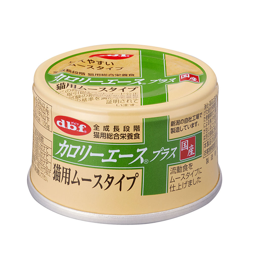 （まとめ買い）デビフペット カロリーエースプラス 猫用 ムースタイプ 85g 猫用フード 〔×24〕