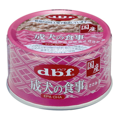 （まとめ買い）デビフペット 成犬の食事 ささみ 85g 犬用フード 〔×24〕