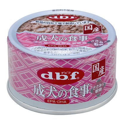 （まとめ買い）デビフペット 成犬の食事 ささみ＆軟骨 85g 犬用フード 〔×24〕