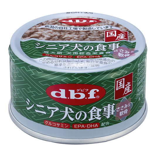 （まとめ買い）デビフペット シニア犬の食事 ささみ＆軟骨 85g 犬用フード 〔×24〕