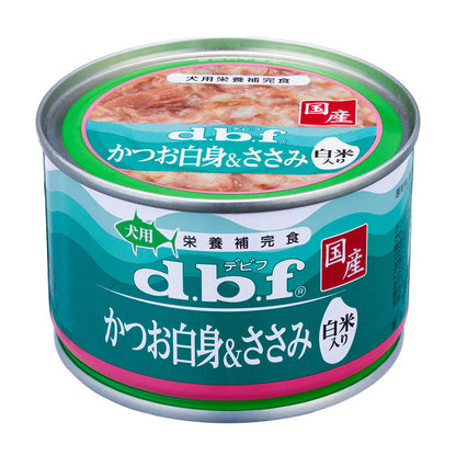 （まとめ買い）デビフペット かつお白身＆ささみ 白米入り 150g 犬用フード 〔×12〕