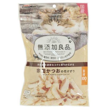 キャティーマン 無添加良品 宗田かつおの花けずり15g 猫用おやつ