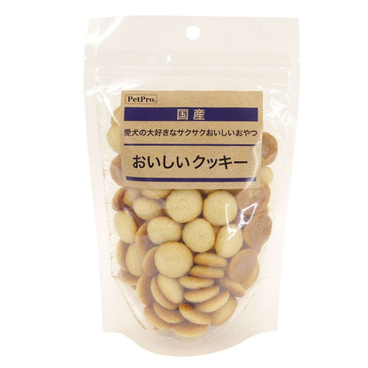 （まとめ買い）ペットプロ 国産おやつ おいしいクッキー 65g 犬用おやつ 〔×14〕