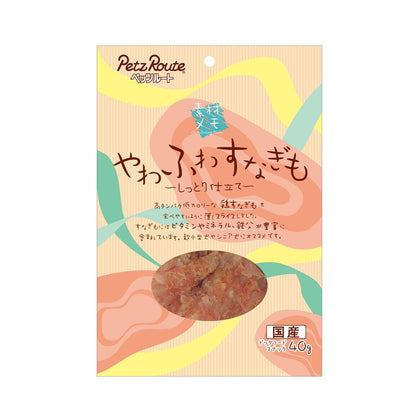 （まとめ買い）ペッツルート やわふわすなぎも しっとり仕立て 40g 犬用おやつ 〔×10〕