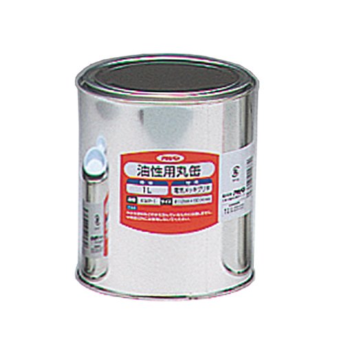 （まとめ買い）アサヒペン 油性用丸缶 1L KMP-1 〔×10〕