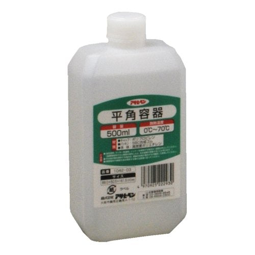 アサヒペン 平角容器 500ML 1042-03