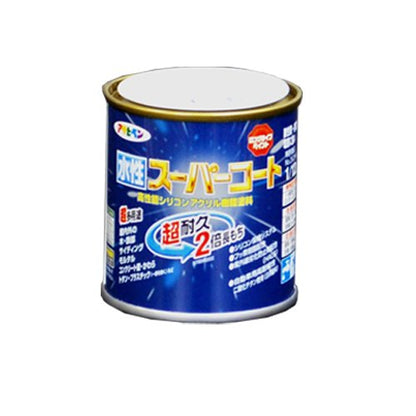 （まとめ買い）アサヒペン ペンキ 水性スーパーコート 水性多用途 ラフィネオレンジ 1/12L 〔5缶セット〕