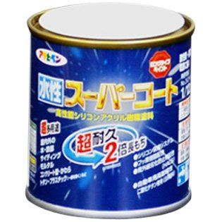 アサヒペン ペンキ 水性スーパーコート 水性多用途 ヘリテージグリーン 1/12L