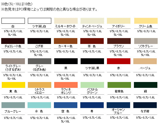 アサヒペン NEW水性建物用 ミルキーホワイト5L – FUJIX