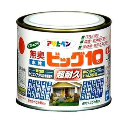 （まとめ買い）アサヒペン 水性ビッグ10多用途 216白 1/5L 〔3缶セット〕